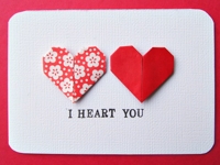 Omiyage Blogs Origami Heart Valentine Card